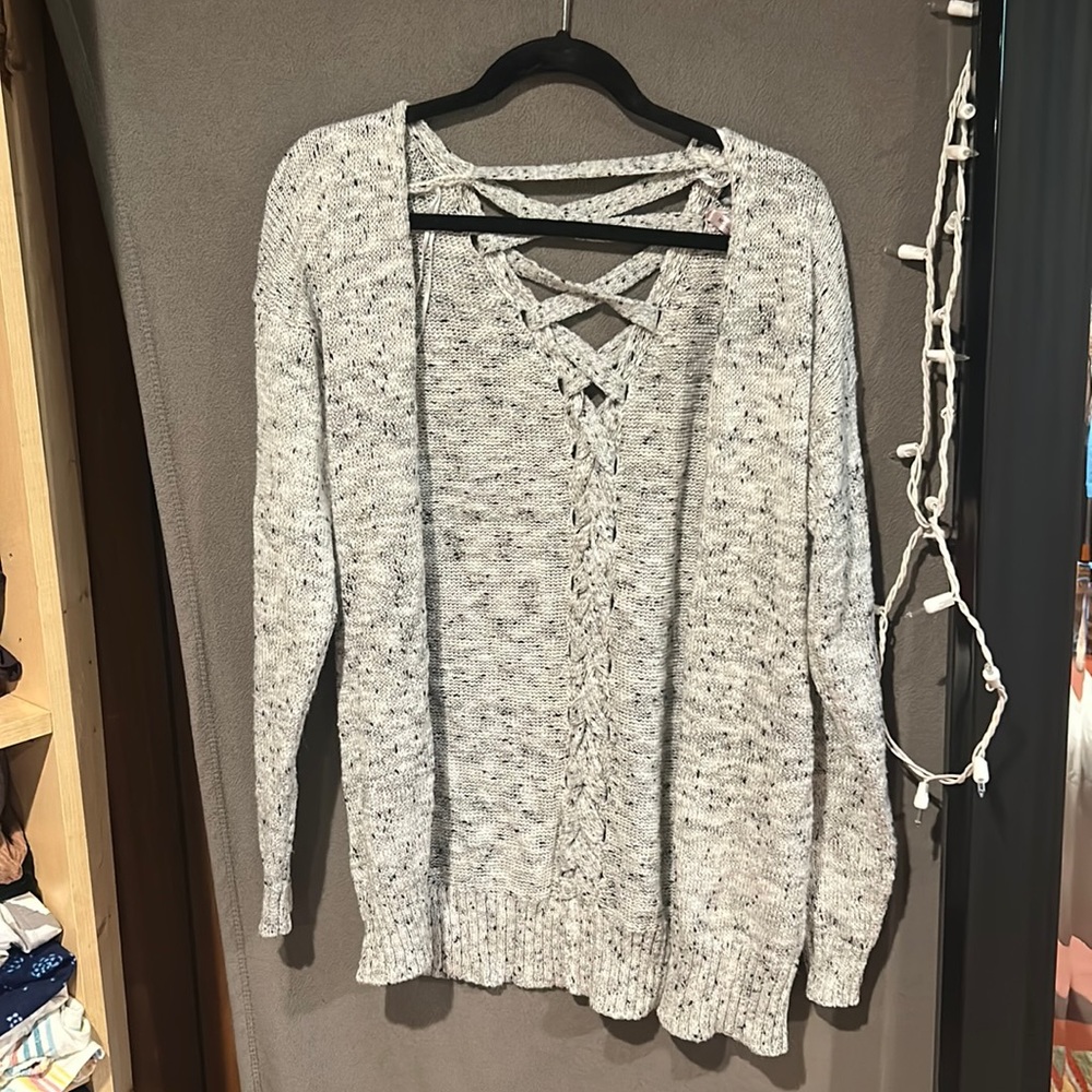 Braided cardigan